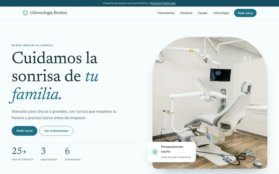 Sitio de Odontología Benítez