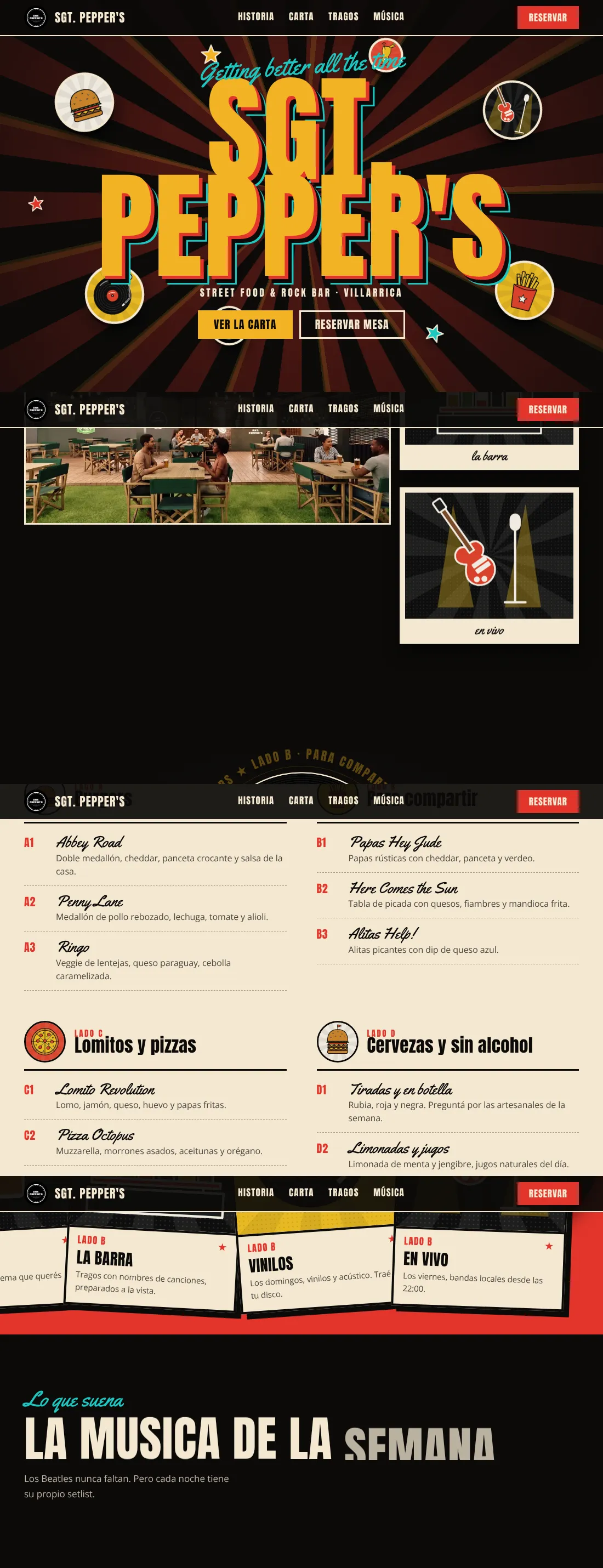 Página de Sgt. Pepper's